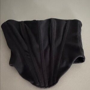 ALO Yoga Black Zip Corset Belt